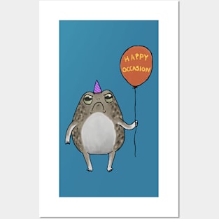 Happy Occasion Frog Posters and Art